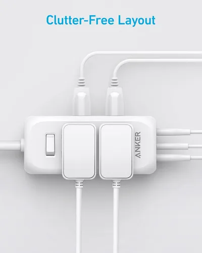 Power Strip Anker Usb C, Suministro De Energía, 20 W, 6 Ench
