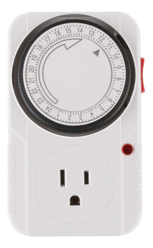 Imagen 1 de 1 de Temporizador Timer Analogico 24 Horas Adaptador