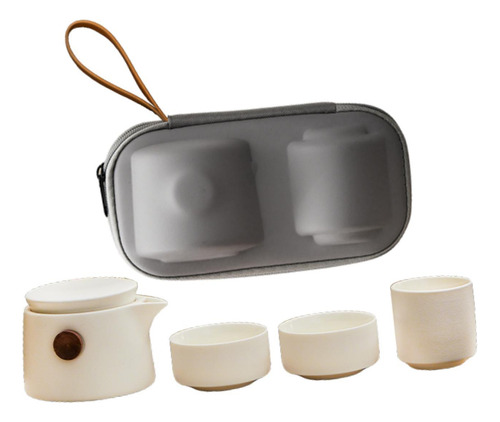 Juego De Té De Viaje Japonés De Cerámica China (1 Tetera