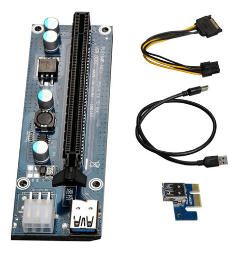 Tarjeta De Expansión Pcie 1x A Pcie X16 Tarjeta Elevadora Us