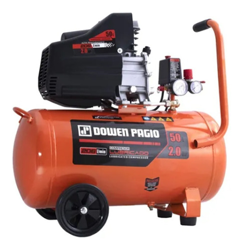 Compresor Mando Directo 2 Hp 50 Litros Dowen Pagio 50lts