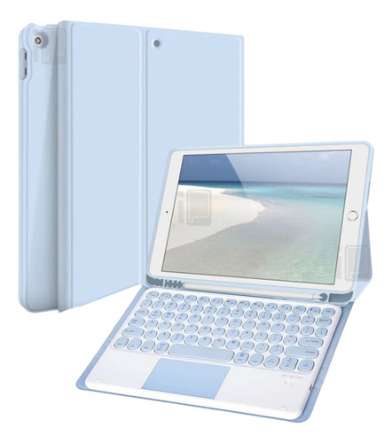 Funda Con Teclado Touchpad Para iPad 10.2 9ª Gen Español 