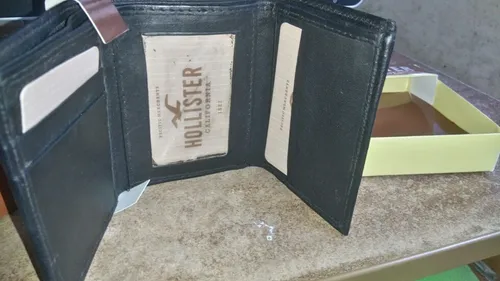 Cartera Billetera Para Hombre Hollister Cuotas sin inter s
