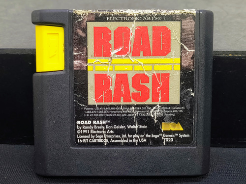 Road Rash 1991 Ea Para Sega Genesis Usado Original (Usado)