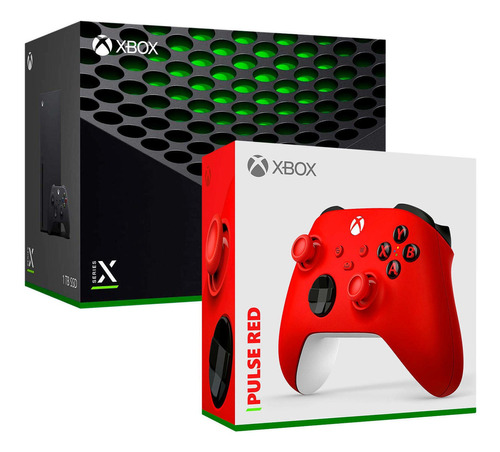 Consola Xbox Series X + Mando Pulse Red