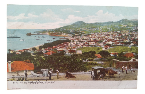 Portugal Madeira Funchal Vista Gral Postal Color N°112