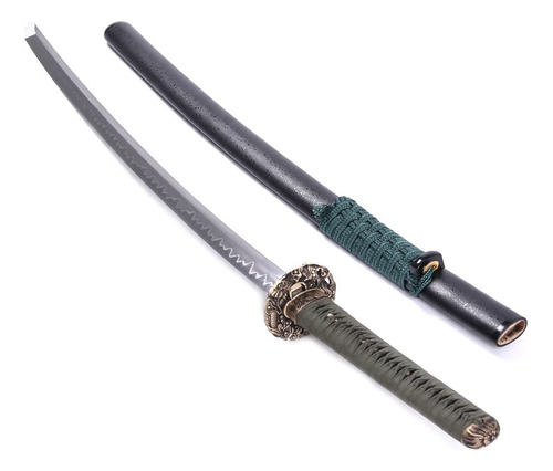 Espada Samurai Ninja Hecha A Mano T10 Arcilla_templada 101.6