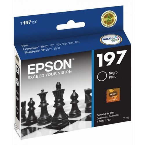 Cartucho Epson T197120 Bk