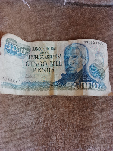 Billete De Cinco Mil Pesos 