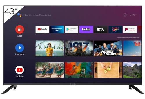 Imagen 2 de 2 de Televisor Smartv Aiwa 43 Pulgadas Android Tv