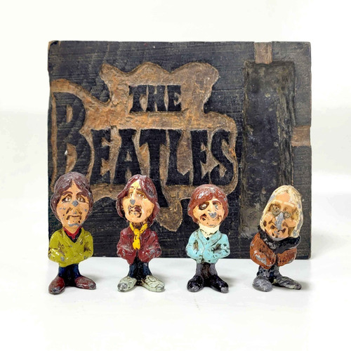 Muñecos Figuras Colección Los Beatles De Plomo (5404)