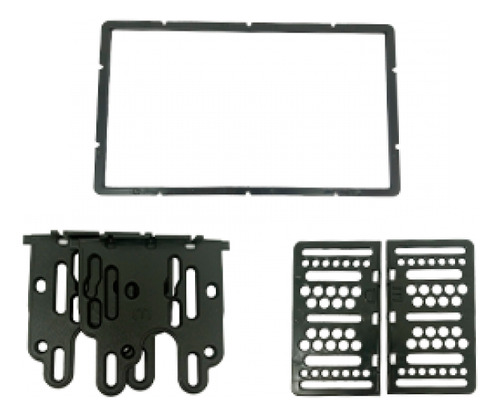 Moldura Preta 2 Din Celta G2 2013 2014 2015 Prisma 2010 2011 Pemark 89-M19