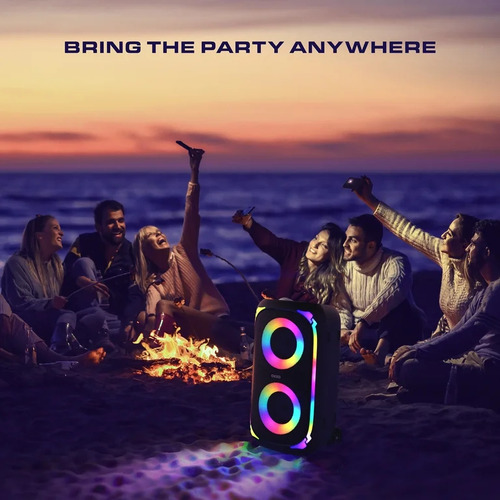 Bocina Okko,usb-c,aux, Usb, Micrófono, Micro-sd ,subwoofer