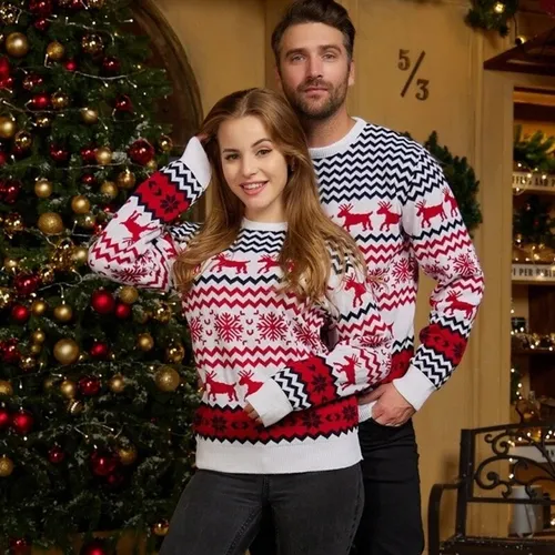 Sweater de navidad para parejas deals