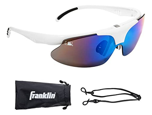 Gafas De Sol Franklin Sports Mlb Flip Up Baseball, Blancas