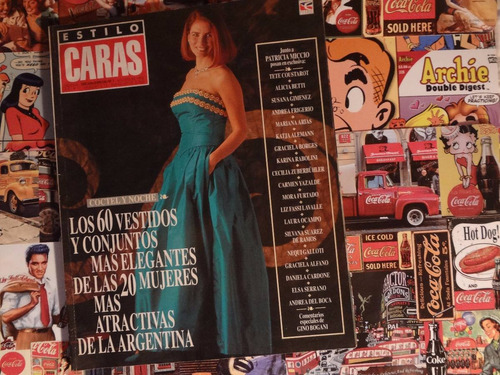 Revista Estilo Caras 1993 Alfano Cardone Susana Gimenez
