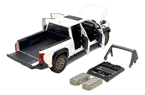 1/24 2024 Toyota Tacoma Trailhunter Blanco