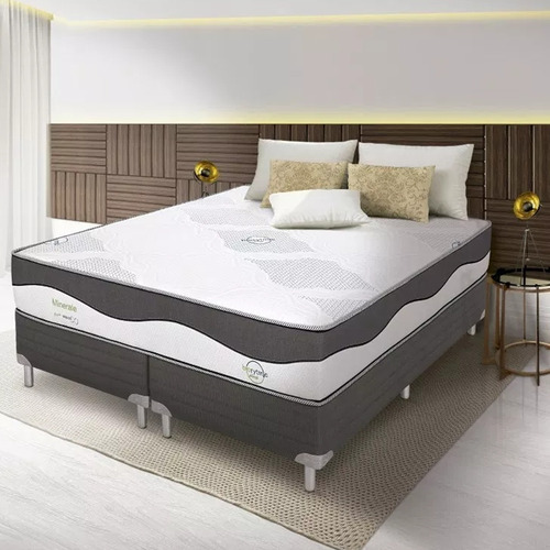 Imagem 2 de 6 de Cama Box Reconflex Mineralle Tradicional 72x188x138)
