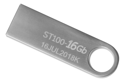 Memoria Usb Stylos 16 Gb St100 Flash 2.0 Plata Stmusb2b