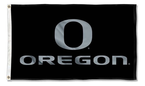 Bandera Negra De Oregon 3x5