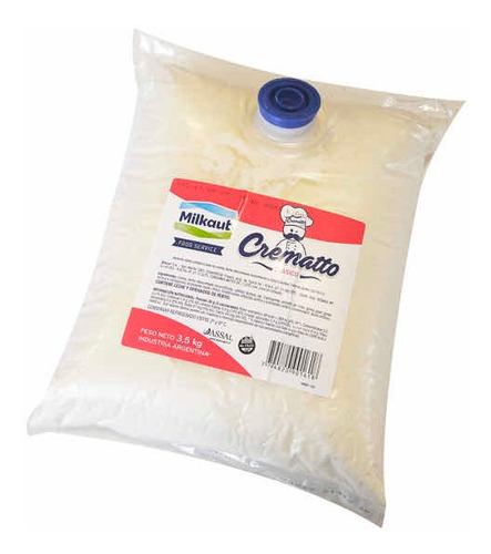 Queso Crema Crematto Milkaut X3,50kg Ideal Sushi