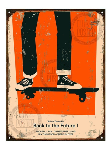 Cartel De Chapa Volver Al Futuro 2 X904