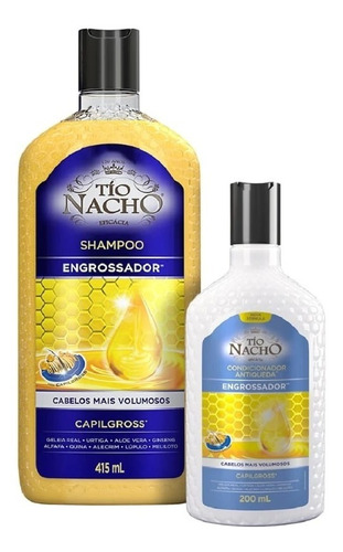 Kit Tio Nacho Engrossador 1 Shampoo 415ml + 1 Cond 200ml