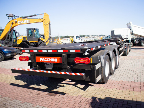 Prancha Facchini Semi-reboque 2023 Porta Container 3 Eixos