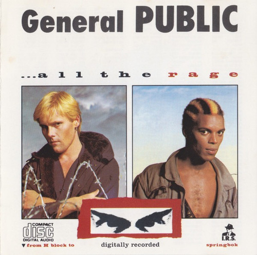 General Public - All The Rage Cd Importado Ska Pop Rock 80s