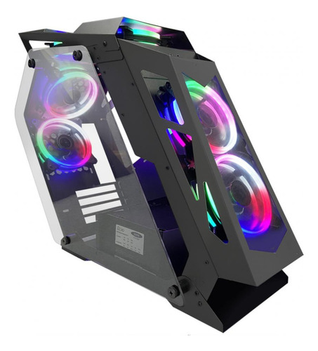 Gabinete Gamer M-atx Htlk6s05r6 C/ 06 Fans  S/ Fonte