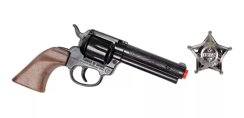 Viejo Oeste Revolver Plastico 8 Tiros Juguete Pistola Juego®
