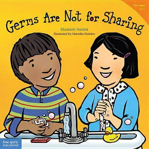 Germs Are Not For Sharing, De Elizabeth Verdick. Editorial Free Spirit Publishing Inc.,u.s., Tapa Blanda En Inglés