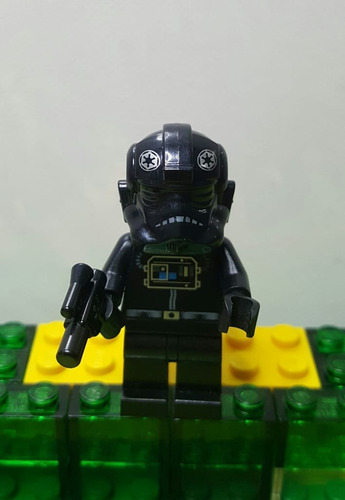 Lego Original-piloto- Tie Fighter Minifigura Set 7146