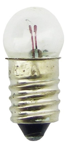 Ampolleta Linterna Y Soquetes De 2.5v, Set X 6 Unidades Luz Blanco Cálido