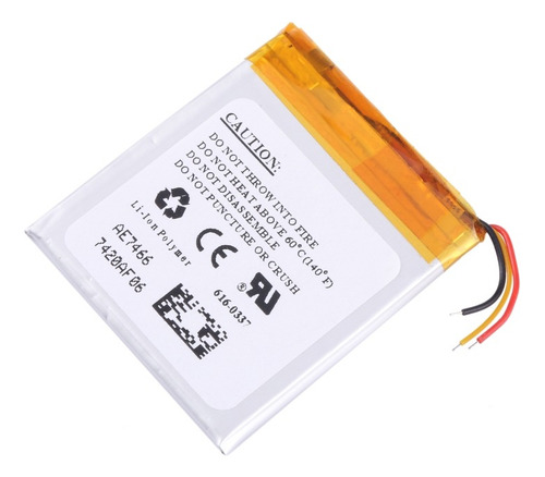 Bateria Para Ipod Nano 3 A1236 2007 6160 332