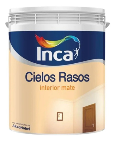 Inca Pintura Interior Cielos Rasos Blanco 4l