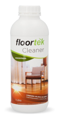 Imagen 1 de 3 de Limpiador Floortek Cleaner Pisos Hidrolaqueado 1 Lt