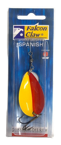 Señuelo Pesca Cuchara Española Doble Anzuelo D13-s/ry