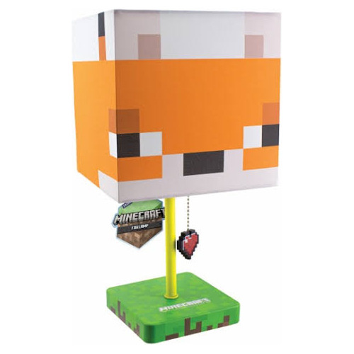 Lampara De Mesa Minecraft Fox 