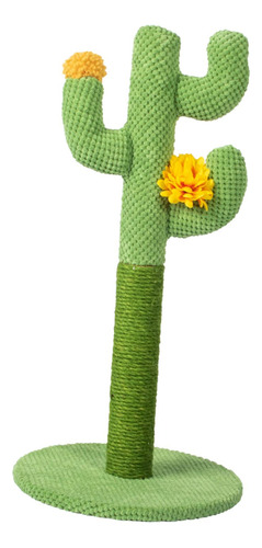 Funny Cactus Cat Scratching Post Tower Sisal Rope Scratcher