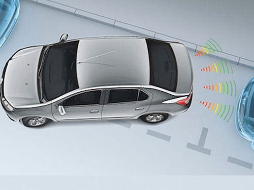Sensor De Estacionamento Ré 4 Sensores Sinal Sonoro Display