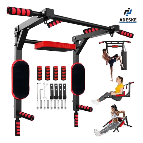comprar Barra 8en1 Dominadas Multifunciona Ejercicio Gym Calistenia Color Negro