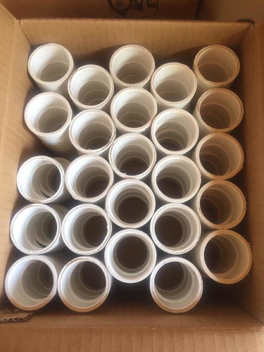 Bulto De 150 Uniones Anillo Pvc Electricidad 1 Pulgada