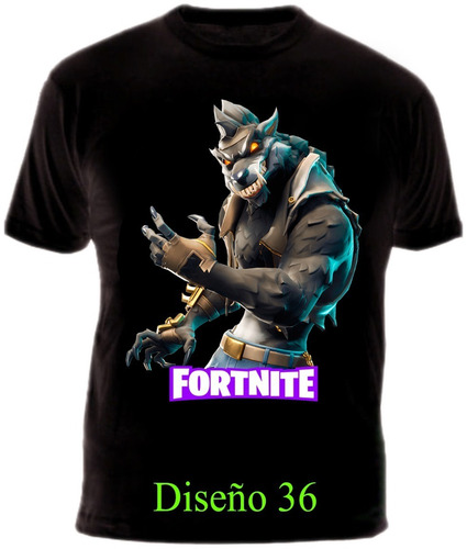 Camiseta Fortnite Gamer Video Juego Heroe Algodon Garantizad