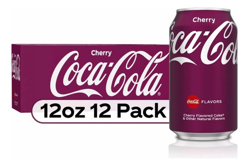 Refresco Coca Cola Cereza 355ml Cherry 12 Pack *importado*