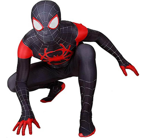 Miles Morales De Disfraz De Superhéroe Spiderman Para Niños