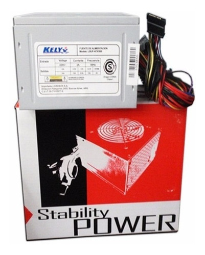 Fuente Atx 500w Sata Kelyx  20+4pin 2 Sata En Tigre!