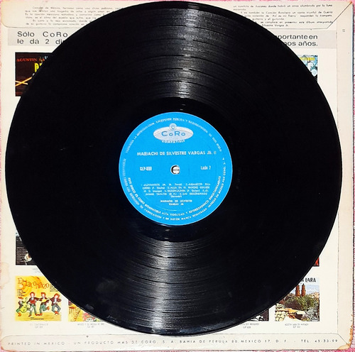 Mariachi De Silvestre Vargas Jr. 2 Disco De Vinilo 1965 (Usado)