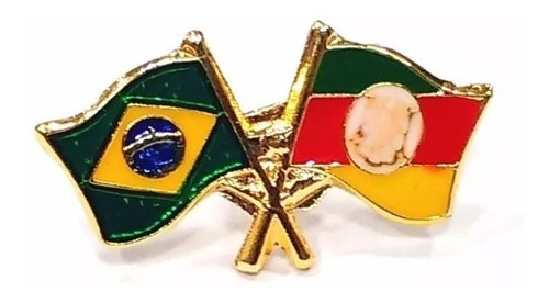 Pim Bótom Pin Broche Bandeira Do Estado Do Rio Grande Do Sul