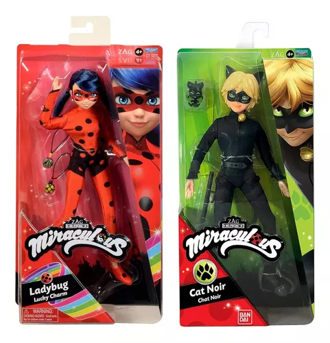 Miraculous Ladybug - Kwami Lifesize Plagg, juguete de peluche de gato de 5  pulgadas con clip para niños, juguete de peluche coleccionable súper suave